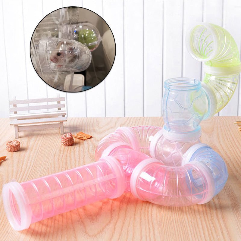 Tunel extensibil pentru hamsteri – Colorat, flexibil și perfect pentru joacă