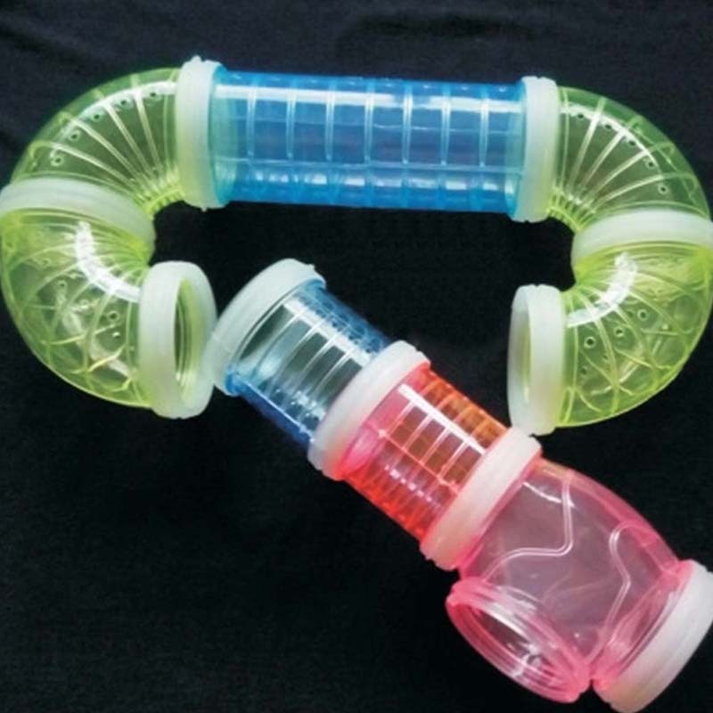 Tunel extensibil pentru hamsteri – Colorat, flexibil și perfect pentru joacă